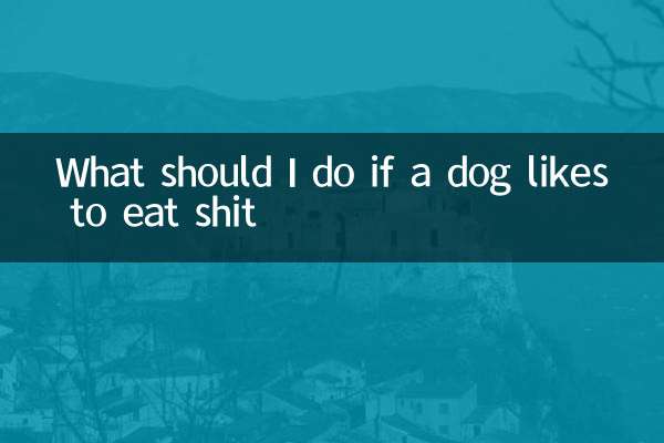 Cosa dovrei fare se a un cane piace mangiare merda