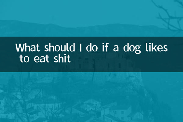 Cosa dovrei fare se a un cane piace mangiare merda