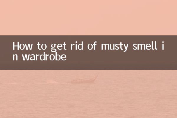 How to get rid of musty smell in wardrobe