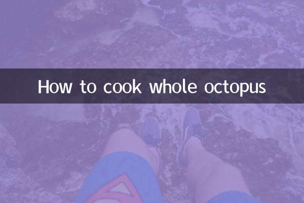 How to cook whole octopus