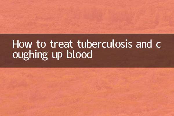 How to treat tuberculosis and coughing up blood