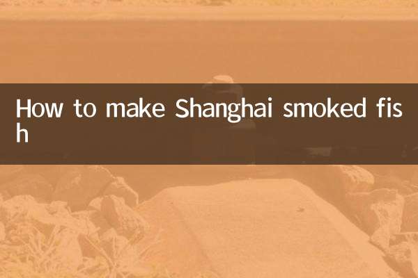 Como fazer peixe defumado em Xangai