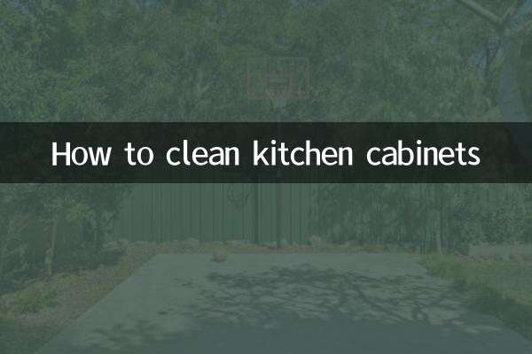 نحوه تمیز کردن کابینت آشپزخانه