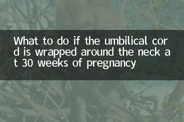 孕30週臍帶繞頸怎麼辦