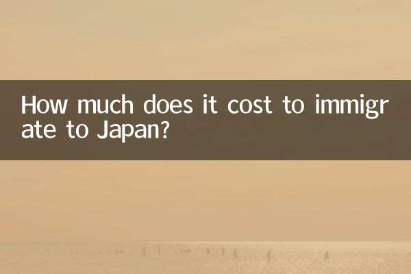 Combien coûte l’immigration au Japon ?