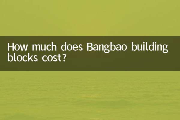Сколько стоят строительные блоки Bangbao?
