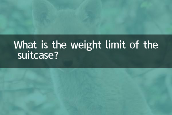 What is the weight limit of the suitcase?