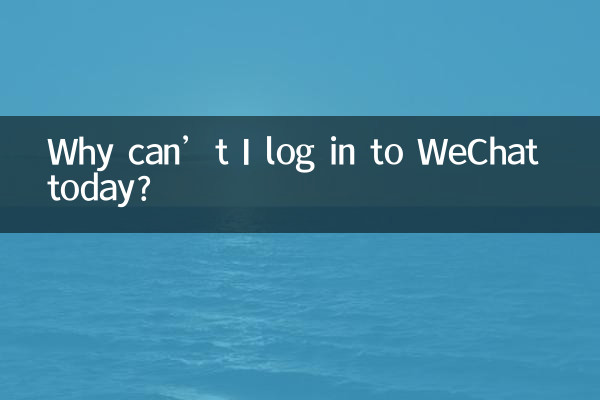 Warum kann ich mich heute nicht bei WeChat anmelden?