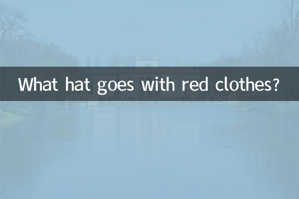 Quale cappello si abbina ai vestiti rossi?