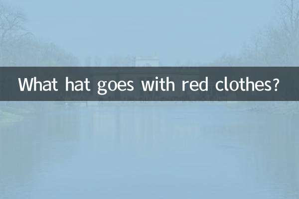 लाल कपड़ों के साथ कौन सी टोपी अच्छी लगती है?