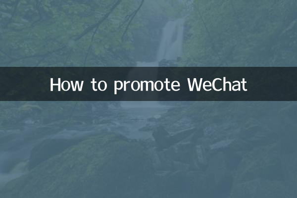 Cómo promocionar WeChat