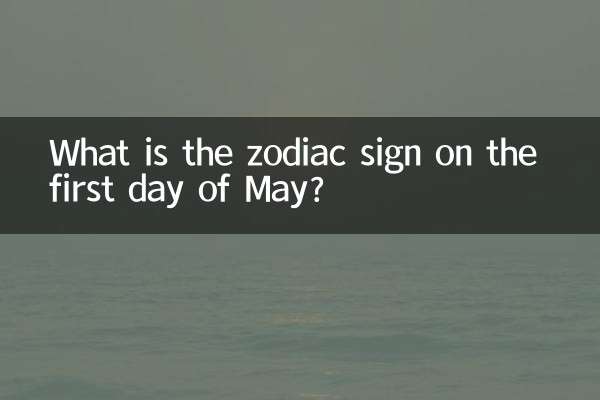 What is the zodiac sign on the first day of May?