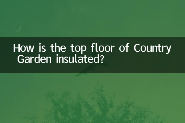 Come è isolato l'ultimo piano di Country Garden?
