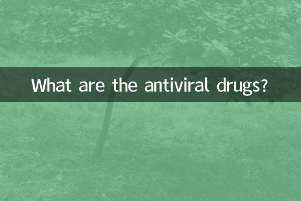 Quali sono i farmaci antivirali?