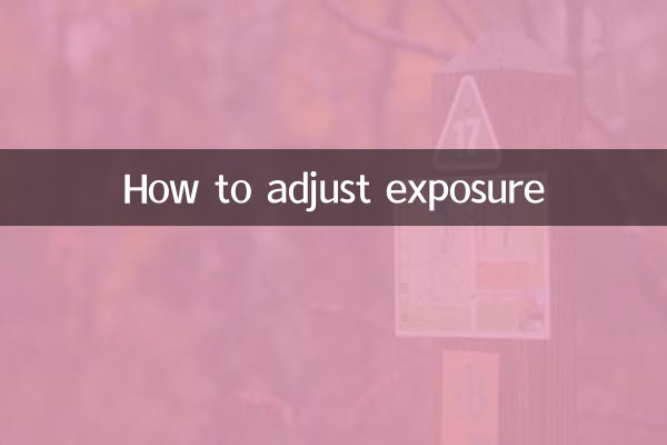 So passen Sie die Belichtung an