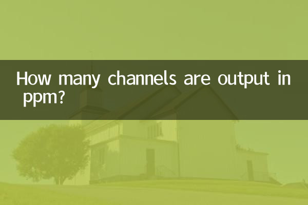 পিপিএমে কয়টি চ্যানেল আউটপুট হয়?