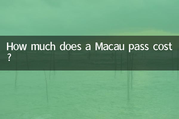 Wie viel kostet ein Macau-Pass?