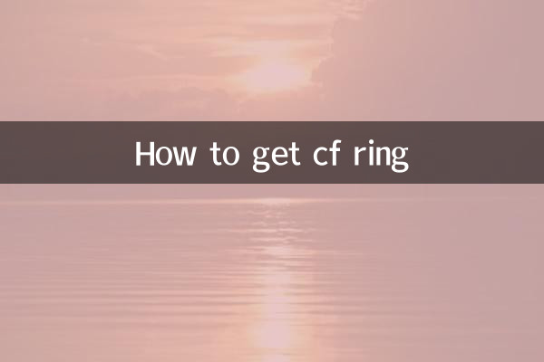 কিভাবে সিএফ রিং পেতে হয়