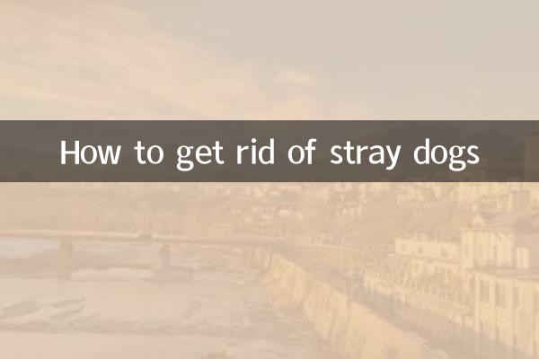 How to get rid of stray dogs