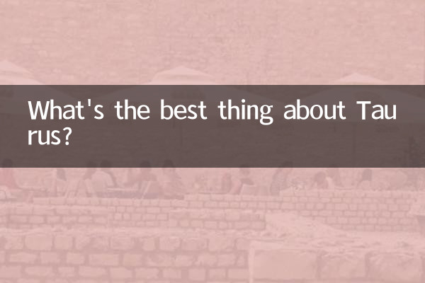 Was ist das Beste am Stier?