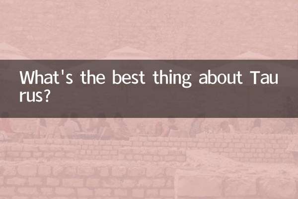 Was ist das Beste am Stier?