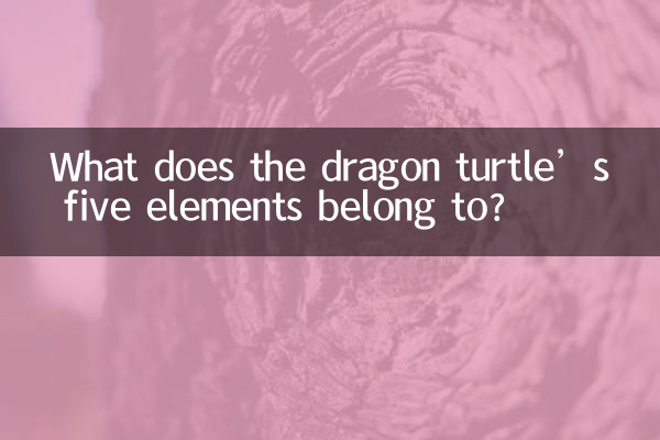 К чему относятся пять элементов драконовой черепахи?