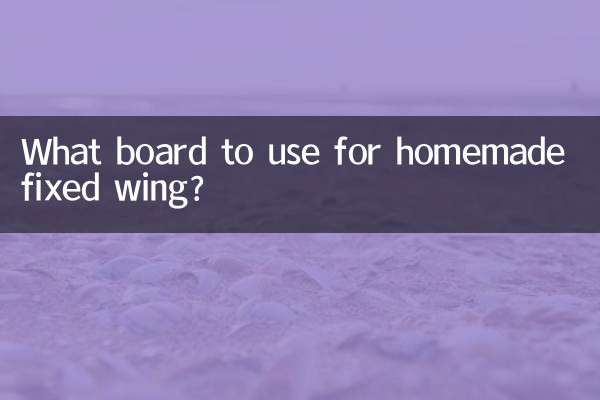 Quelle planche utiliser pour une voilure fixe maison ?