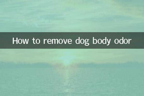 怎么是去除狗狗的体味