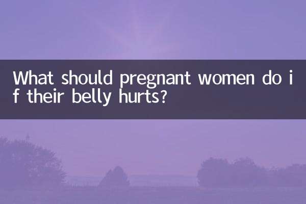 O que as mulheres grávidas devem fazer se a barriga doer?