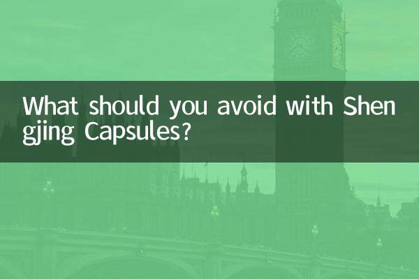 ما الذي يجب عليك تجنبه مع كبسولات Shengjing؟