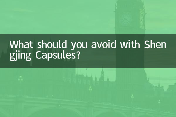 आपको शेंगजिंग कैप्सूल से क्या बचना चाहिए?