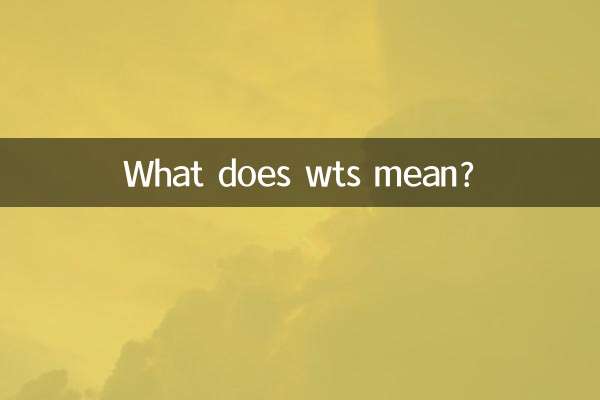 wts是什麼意思