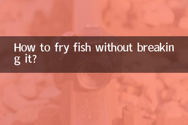 Come friggere il pesce senza romperlo?