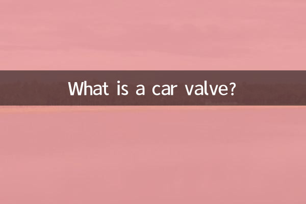 汽車閥門是什麼