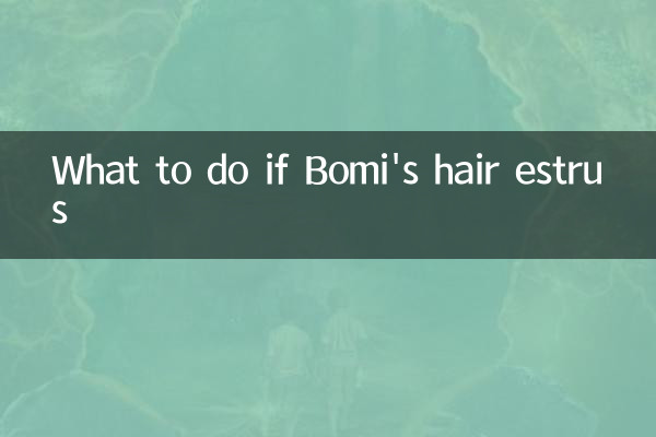 Que faire si l'estrus de Bomi