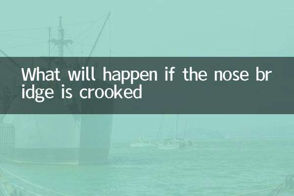 What will happen if the nose bridge is crooked