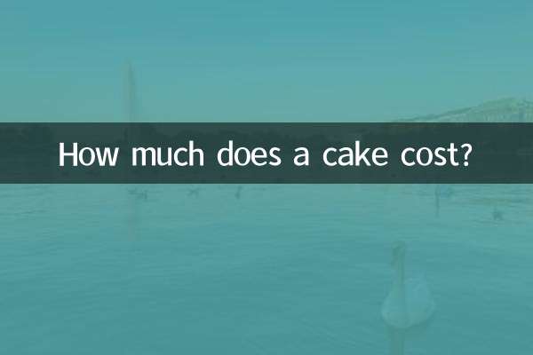 How much does a cake cost?