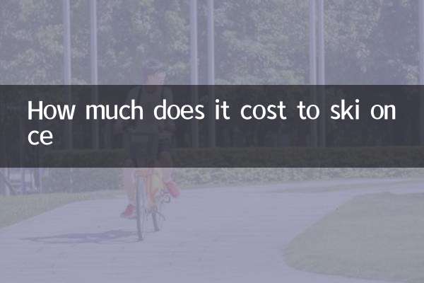 How much does it cost to ski once