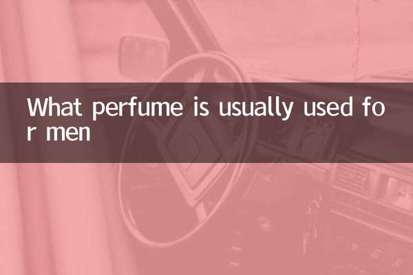 Quel parfum est généralement utilisé pour les hommes