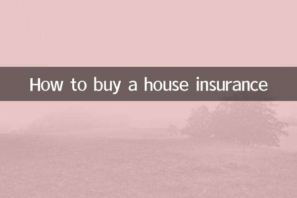 Comment acheter une assurance maison