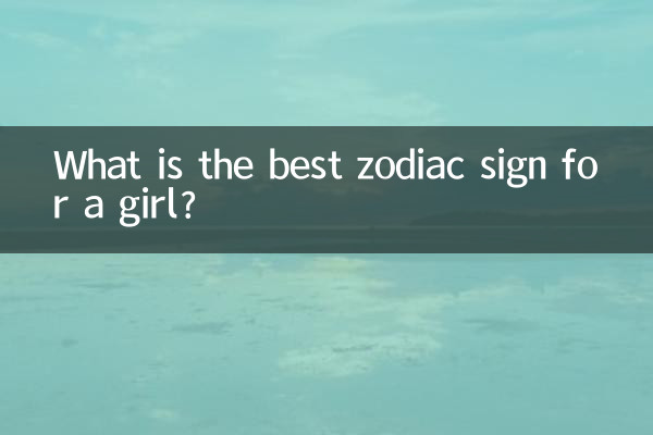 Quel est le meilleur signe du zodiaque pour une fille ?
