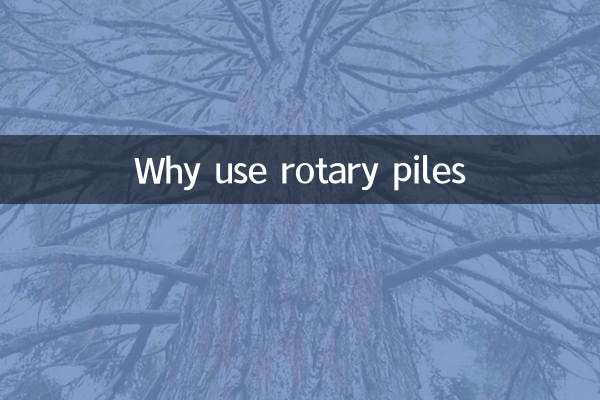 Pourquoi utiliser des pieux rotatifs