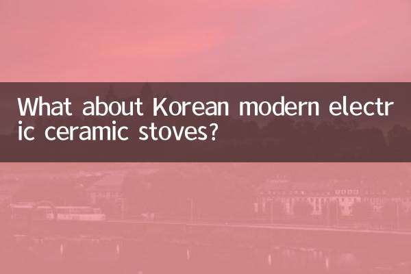 韓国の現代の電気セラミックストーブはどうでしょうか？