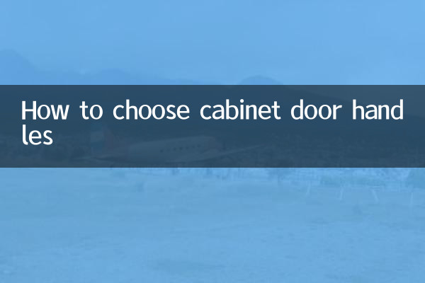 Como escolher maçanetas para portas de armário