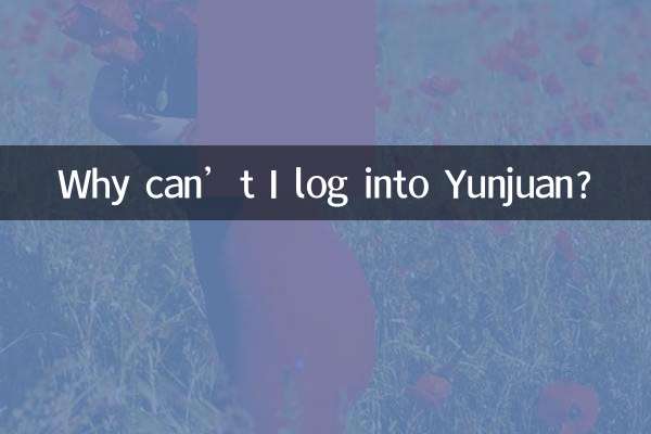 Pourquoi ne puis-je pas me connecter à Yunjuan ?