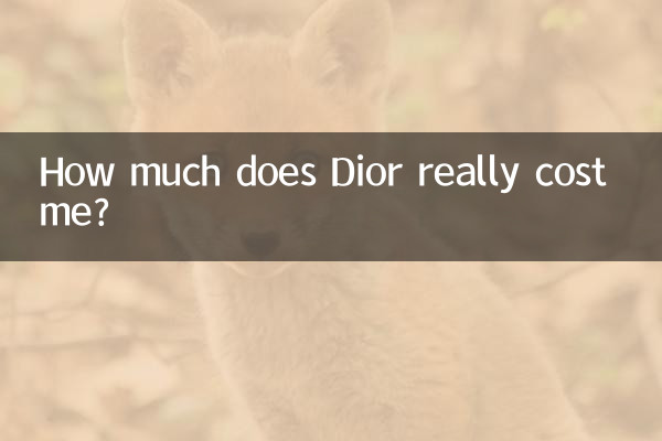 ディオールの価格は実際いくらですか?