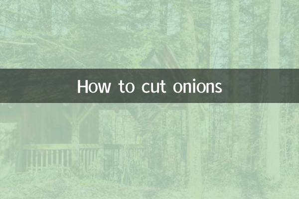 Cómo cortar cebollas