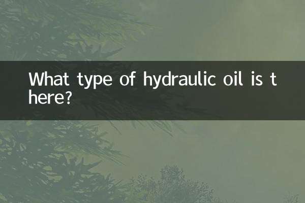 Quel type d’huile hydraulique existe-t-il ?