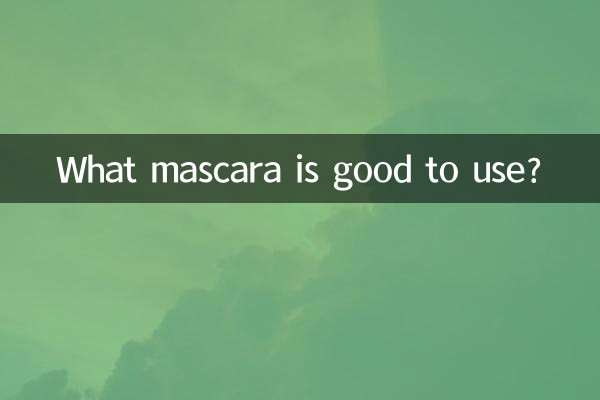 Quel mascara est bon à utiliser ?