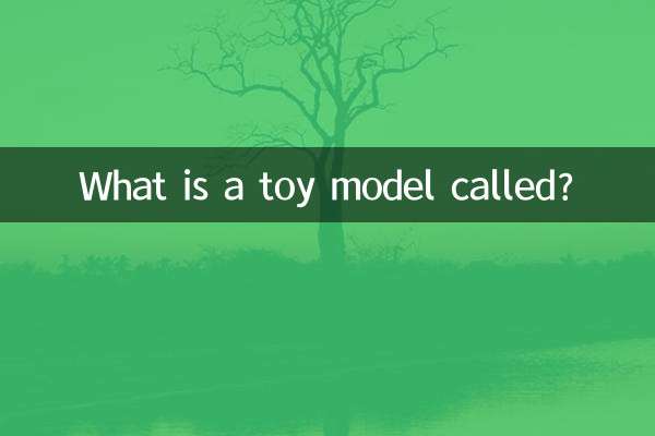 একটি খেলনা মডেল কি বলা হয়?